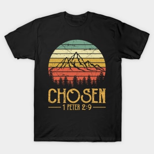 Vintage Christian Chosen Bible Verse T-Shirt